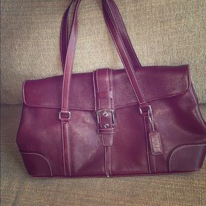 Maroon Coach purse